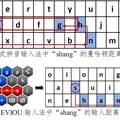 AEVIOU蜂窝式中文滑行输入法