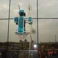 竖直玻璃幕墙清洗机器人