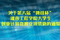 关于第六届“挑战杯”湖南工程学院大学生  创业计划竞赛立项资助的通知